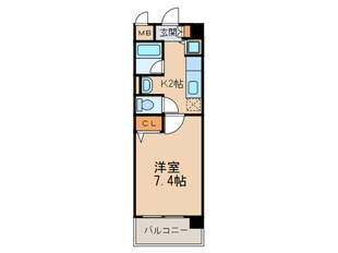 パークサイド西小路の物件間取画像